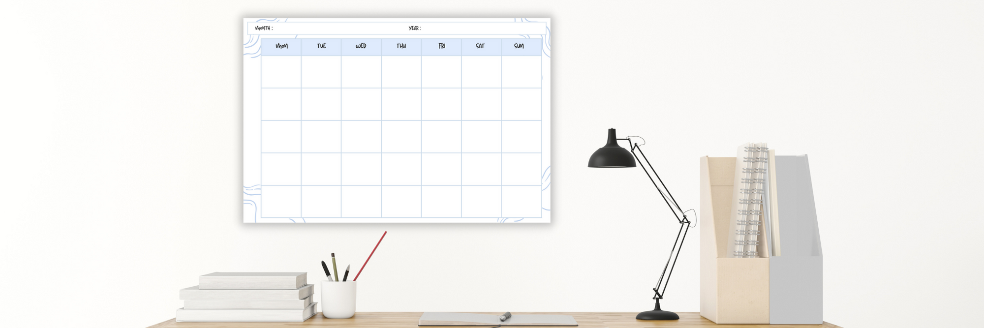 Dry Erase Metal Calendars, Wall Charts, Lesson Plans and More